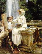 John Singer Sargent Jane Emmet und Wilfred de Glehn Sweden oil painting artist